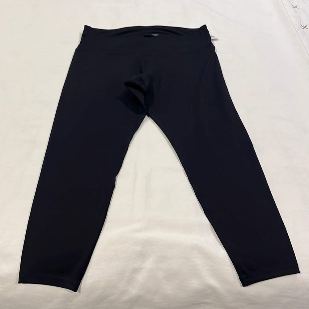 NWT-Old Navy Active Core-Black High Rise Go Dry Leggings-Size XL